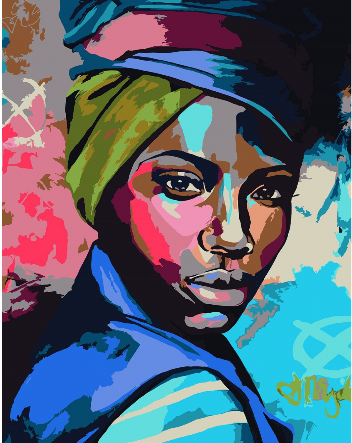 Foska Комплект рисуване по номера Абстракт, 40 x 50 cmна ниска цена с бърза доставка - BestPC.BG