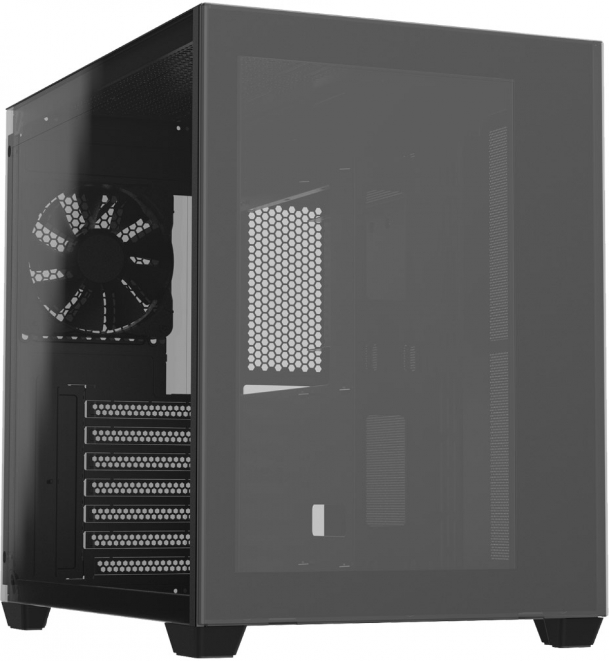 Кутия Fortron CMT380 ARGB TG, черенна ниска цена с бърза доставка - BestPC.BG