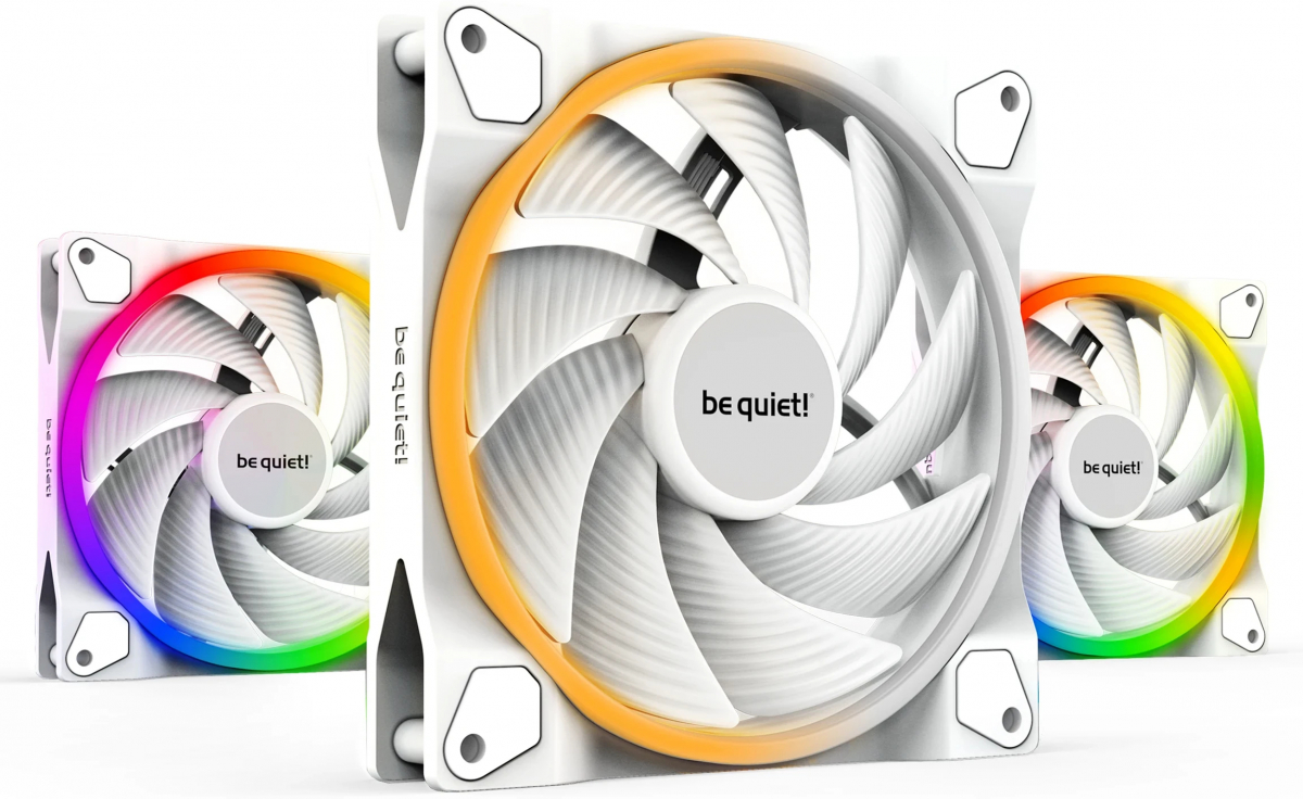 be quiet! комплект вентилатори Fan Pack 3-in-1 3 x 140mm - LIGHT WINGS Whiteна ниска цена с бърза доставка - BestPC.BG