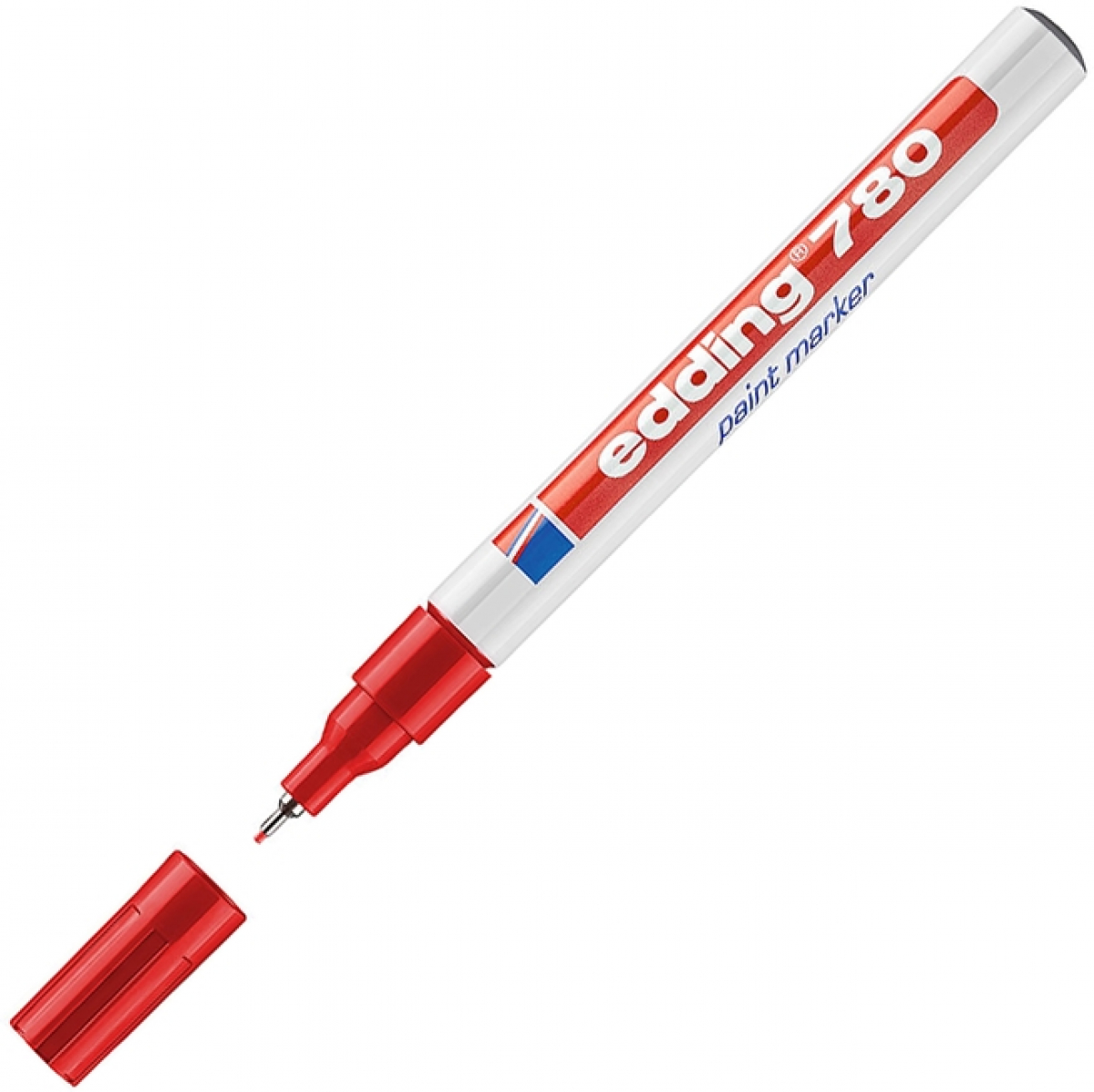 Edding Перманентен маркер 780, червенна ниска цена с бърза доставка - BestPC.BG