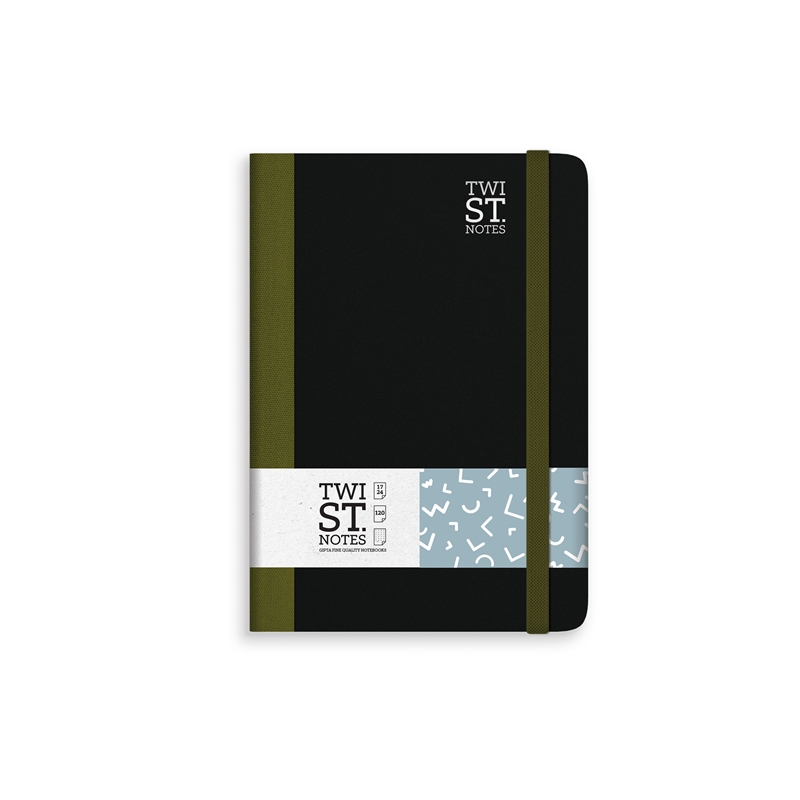 Gipta Тетрадка Twist, кремава хартия, на точки, твърда корица, с ластик 17 х 24 см.на ниска цена с бърза доставка - BestPC.BG