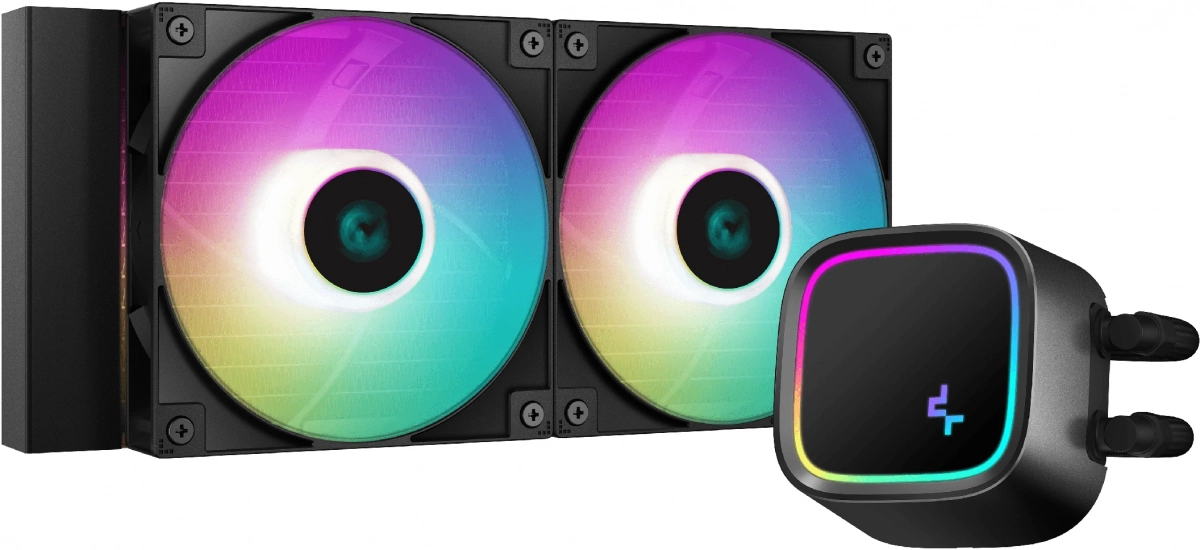 Водно охлаждане DeepCool LE520, 500-2250 RPM, RGB, Hydro bearing, 4 pin PWM, 171.70 CFM, Черенна ниска цена с бърза доставка - BestPC.BG