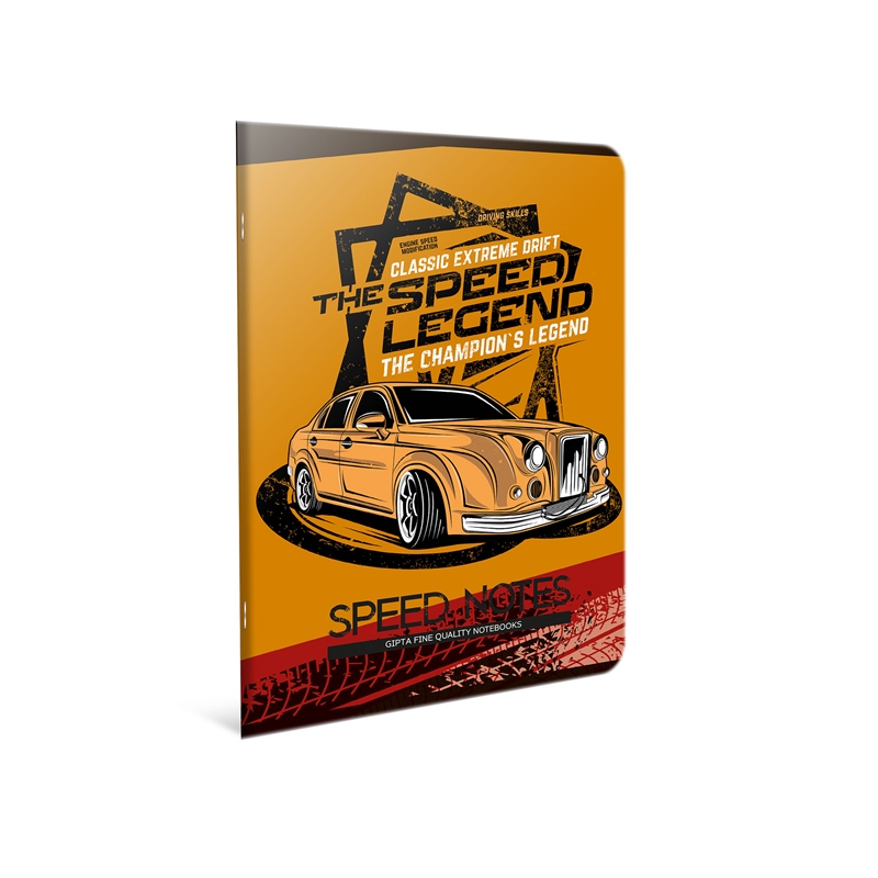 Gipta Тетрадка Speed, А4, бяла хартия, широки редове, PP корица, 60 листана ниска цена с бърза доставка - BestPC.BG