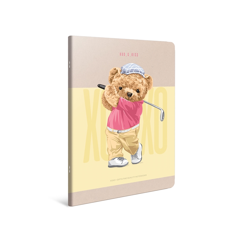 Gipta Тетрадка Xoxo, А4, бяла хартия, широки редове, 80 листана ниска цена с бърза доставка - BestPC.BG