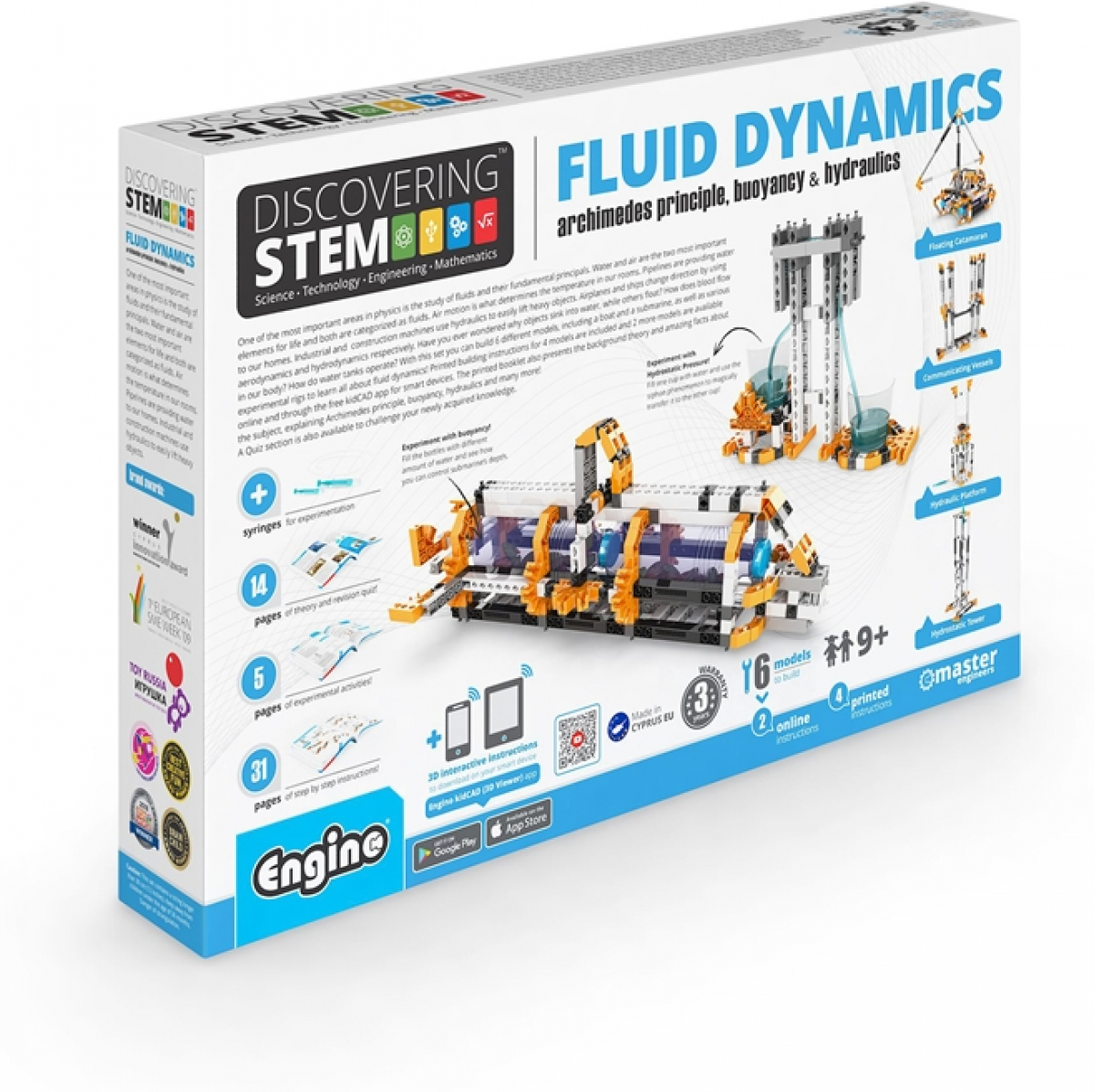 Engino Конструктор STEM Discovering - Динамика на течноститена ниска цена с бърза доставка - BestPC.BG