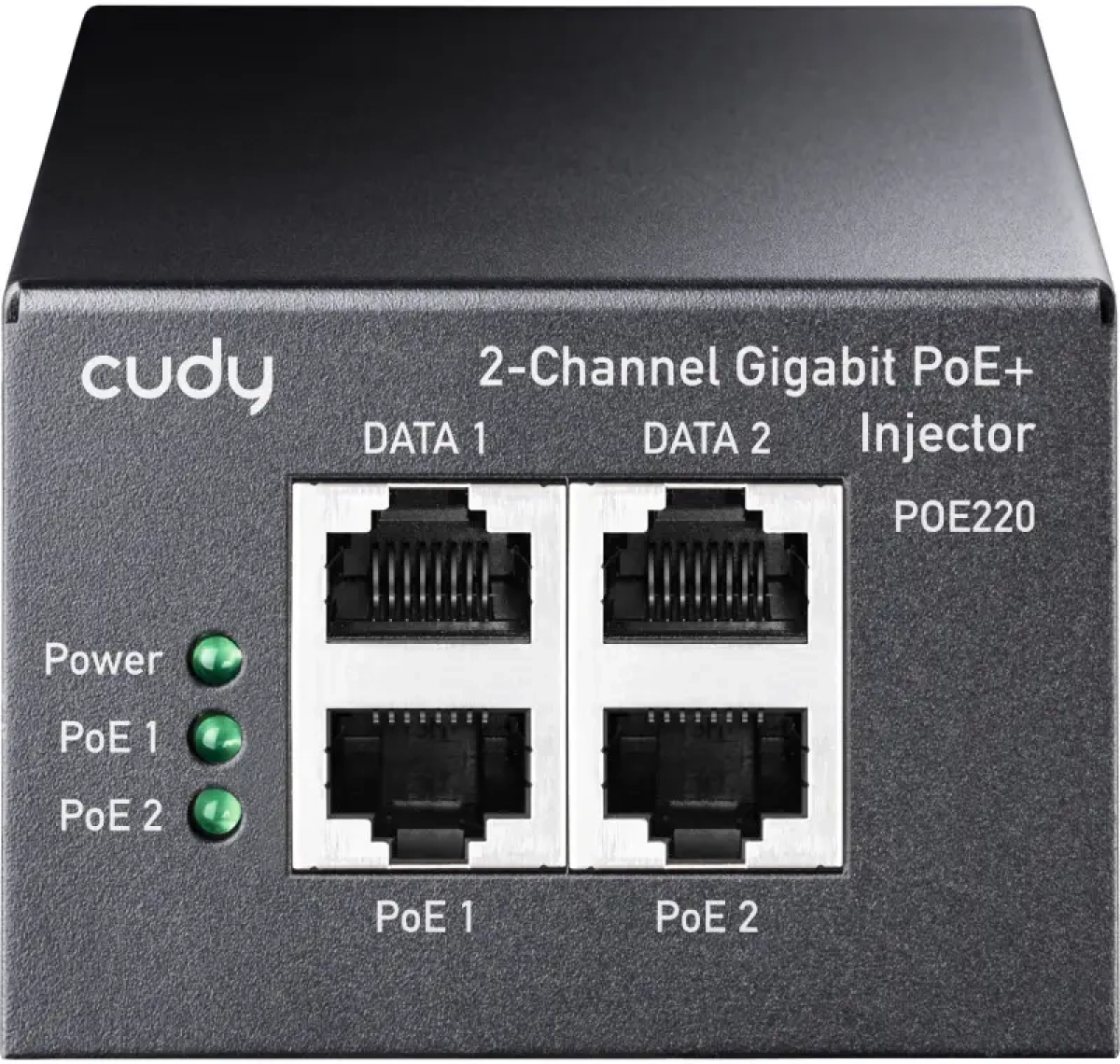 Мрежов продукт Cudy POE220, 4х 10/100/1000Mbps, PoE, 2x 30W, 802.3at/at,на ниска цена с бърза доставка - BestPC.BG