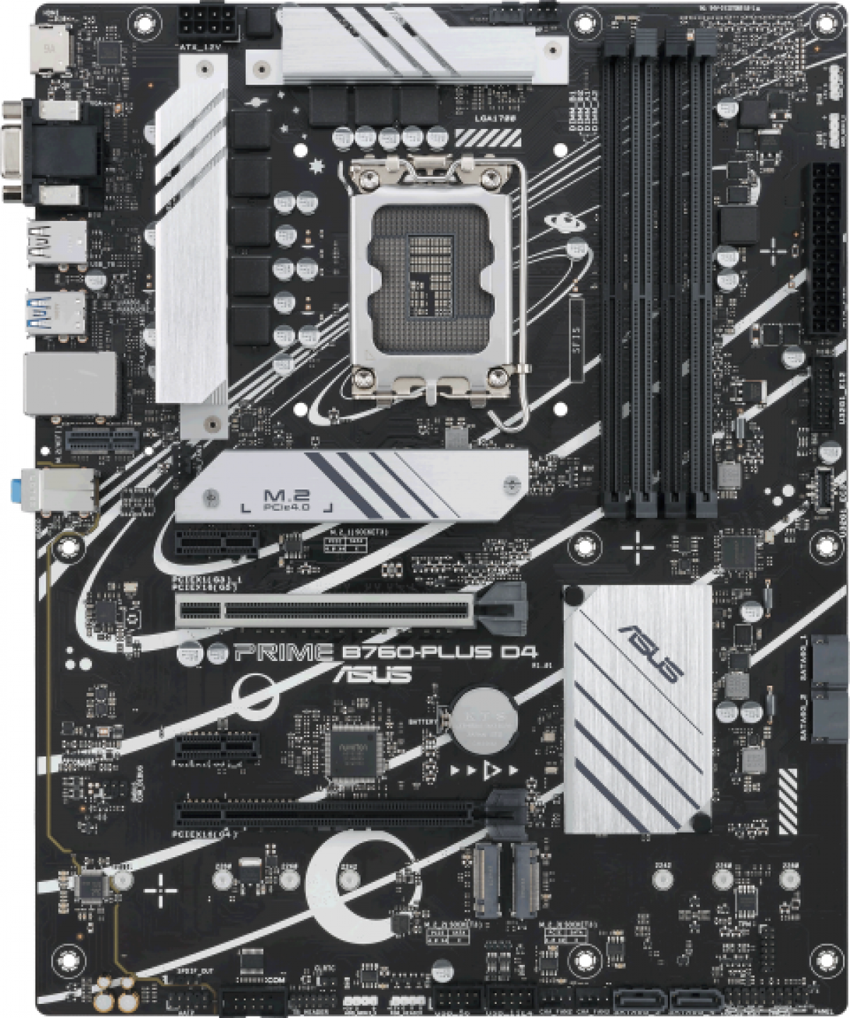 Дънна платка ASUS PRIME B760-PLUS D4, LGA 1700, ATXна ниска цена с бърза доставка - BestPC.BG