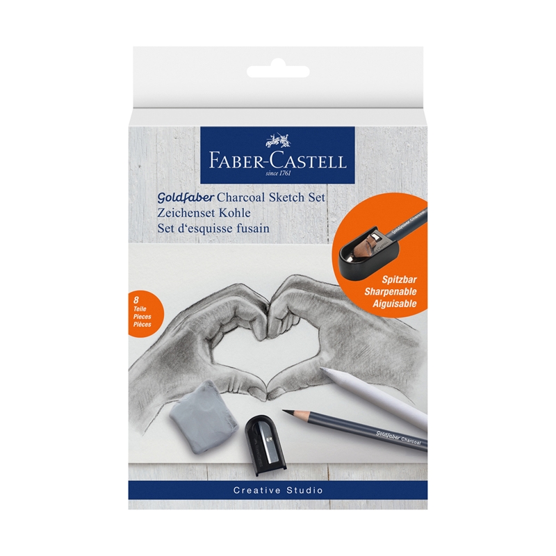 Faber-Castell Комплект въглени Goldfaber, 9 брояна ниска цена с бърза доставка - BestPC.BG