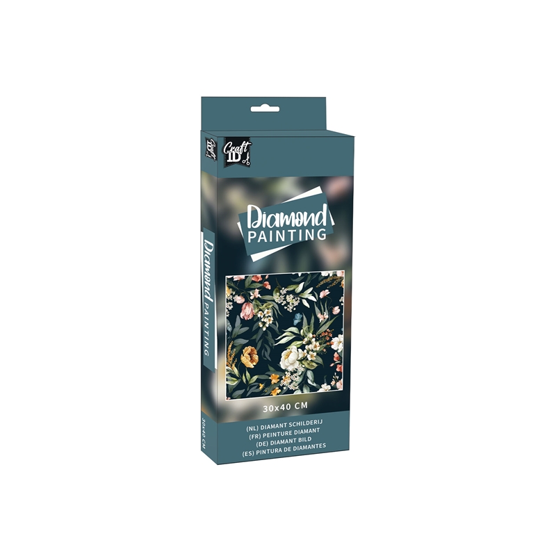 Craft ID Рисуване с мъниста - Цветя, 30 х 40 cmна ниска цена с бърза доставка - BestPC.BG