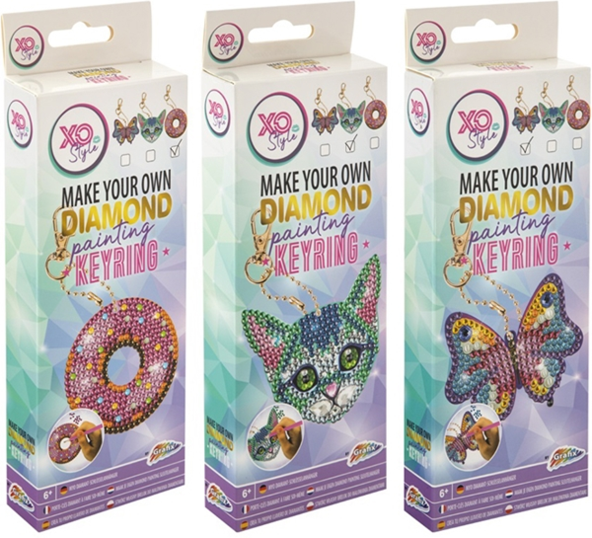 Moxy Ключодържател за рисуване с мъниста, асорти, 24 брояна ниска цена с бърза доставка - BestPC.BG