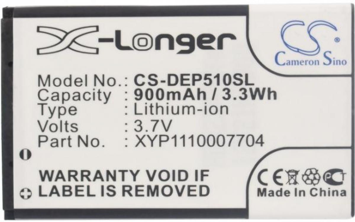 Батерия за телефон DORO 1360 1362 CS-DEP510SL 3,7V 900mAh LiIon CAMERON SINOна ниска цена с бърза доставка - BestPC.BG
