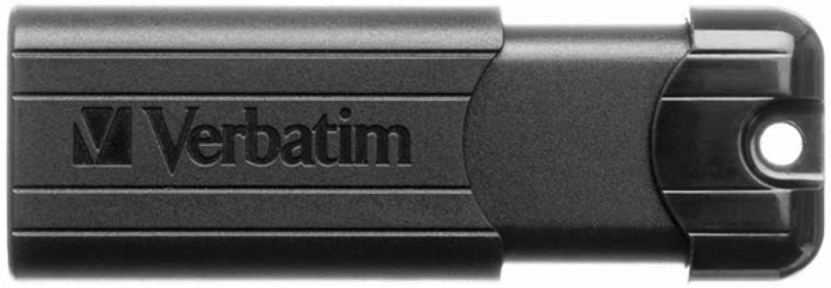 Verbatim USB флаш памет Pinstripe, USB 3.2, 16 GB, чернана ниска цена с бърза доставка - BestPC.BG