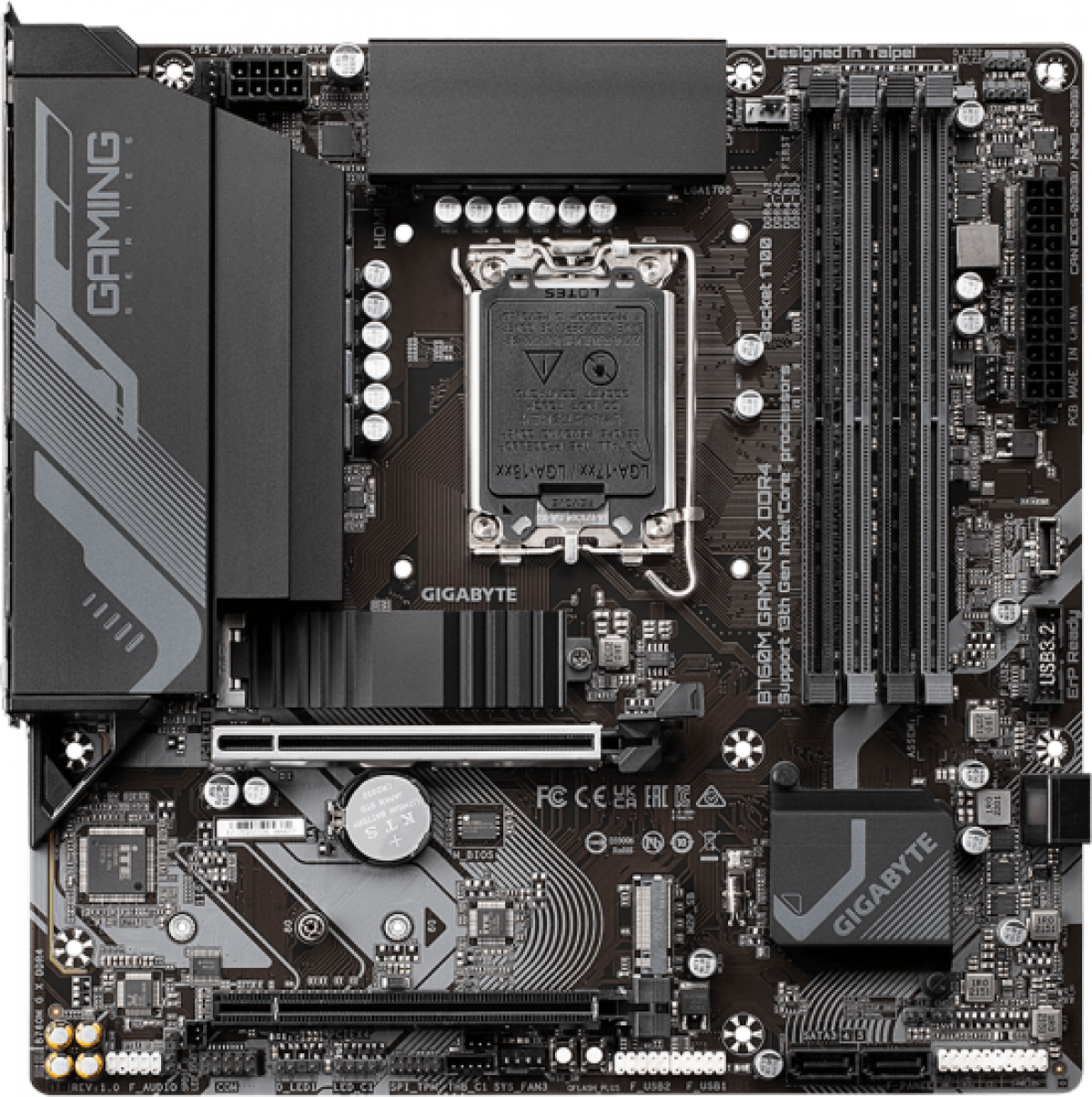 Дънна платка GIGABYTE B760M GAMING X, socket 1700на ниска цена с бърза доставка - BestPC.BG