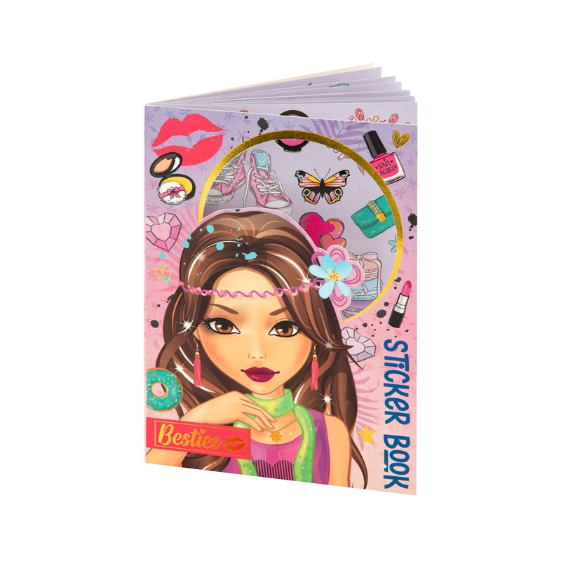 Moxy Книжка със стикери, А5, 8 листа, лилавана ниска цена с бърза доставка - BestPC.BG