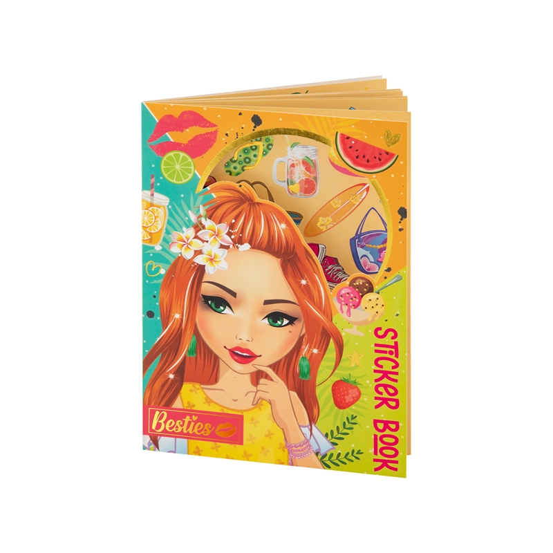 Moxy Книжка със стикери, А5, 8 листа, оранжевана ниска цена с бърза доставка - BestPC.BG