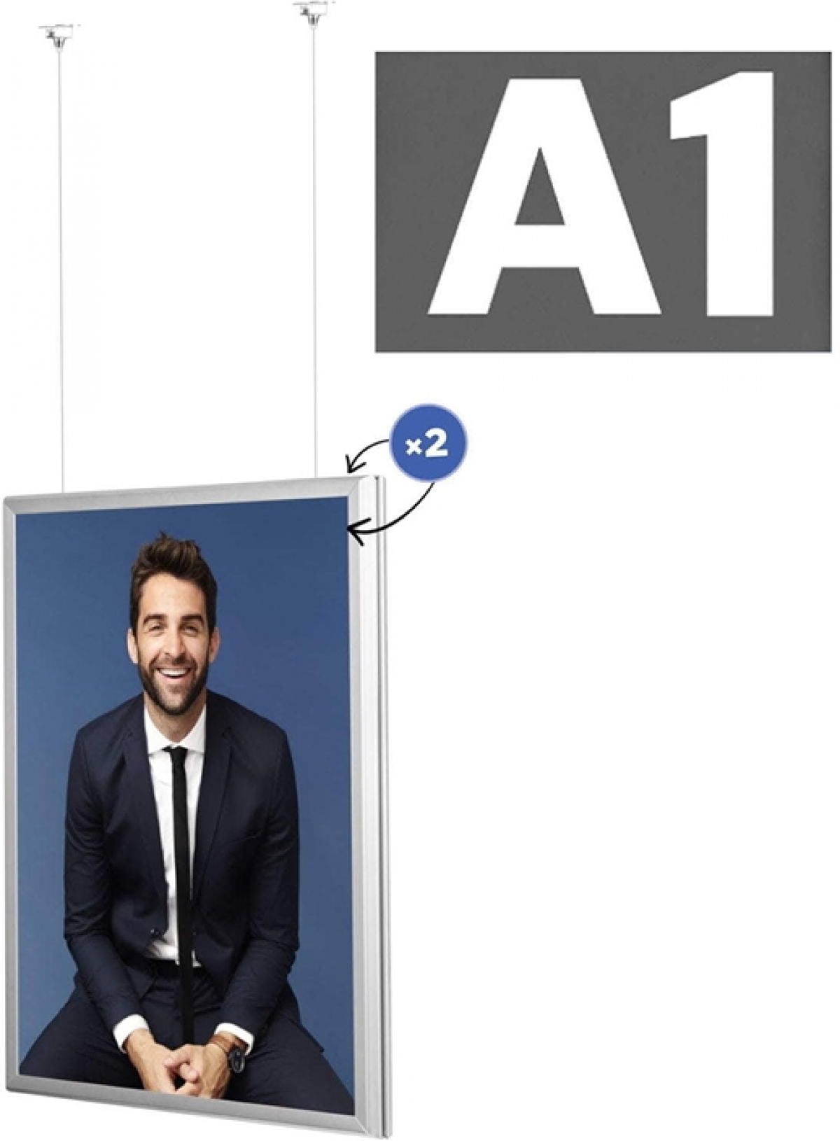 Продукт Снап рамка, А1, двустранна, 594 х 841 mmна ниска цена с бърза доставка - BestPC.BG