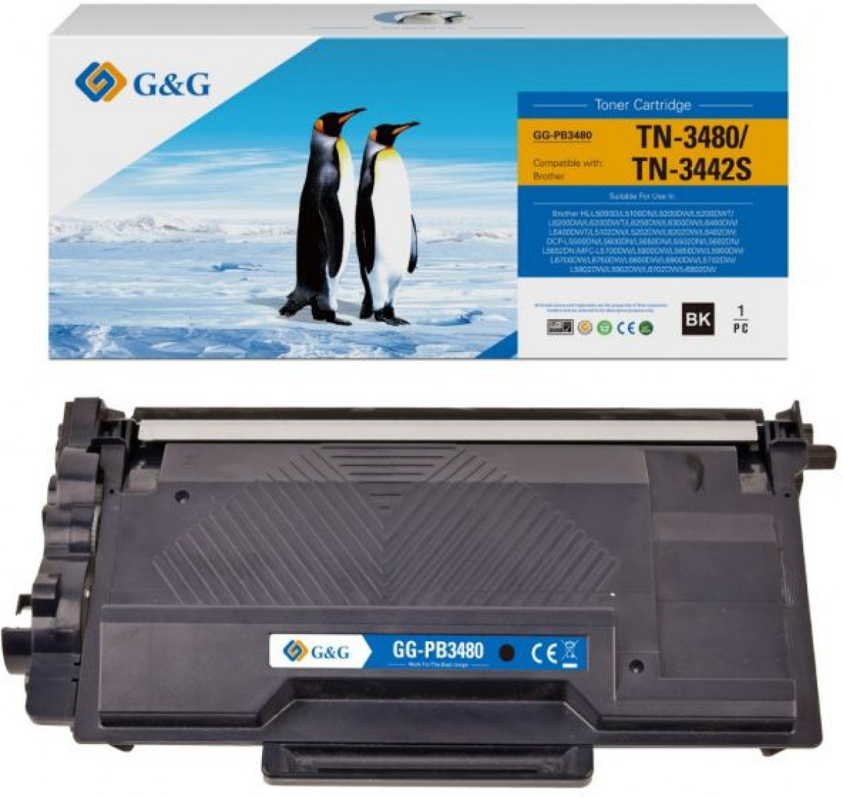 Тонер за лазерен принтер BROTHER HL L5000 / L5100 / L5200 / L6250 / L6300L6400 / DCP L5500 / L6600на ниска цена с бърза доставка - BestPC.BG