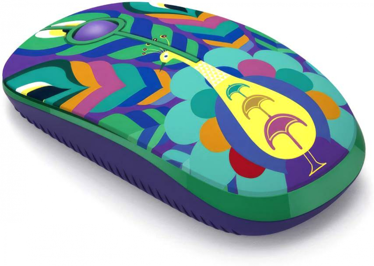 Tellur безжична оптична мишка, декорирана като паун, 1600 DPI, LEDна ниска цена с бърза доставка - BestPC.BG