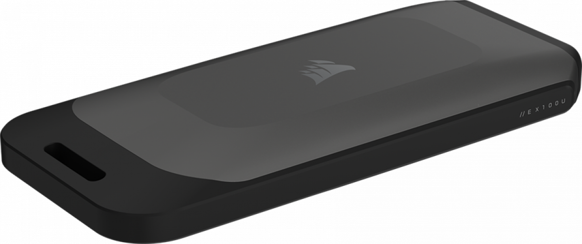SSD външен Corsair EX100U 2TB Portable, USB 3.2 Gen 2, черен цвятна ниска цена с бърза доставка - BestPC.BG