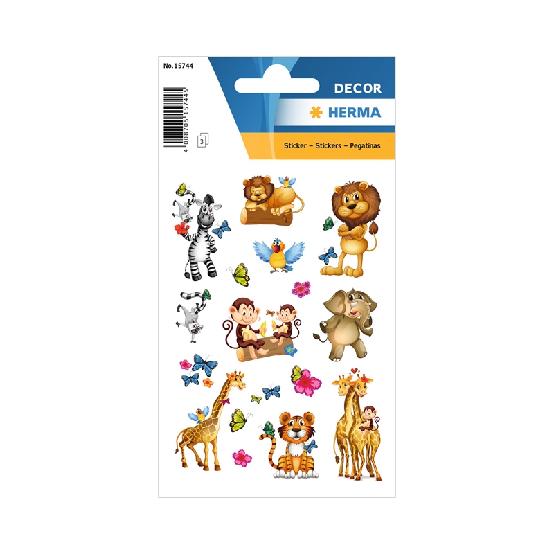 Herma Самозалепващи се етикети Джунгла, 3 листана ниска цена с бърза доставка - BestPC.BG