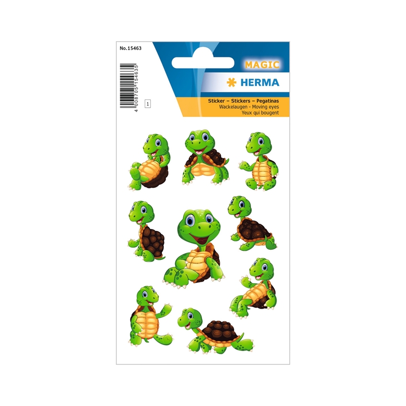 Herma Самозалепващи се етикети Костенурки, 1 листна ниска цена с бърза доставка - BestPC.BG