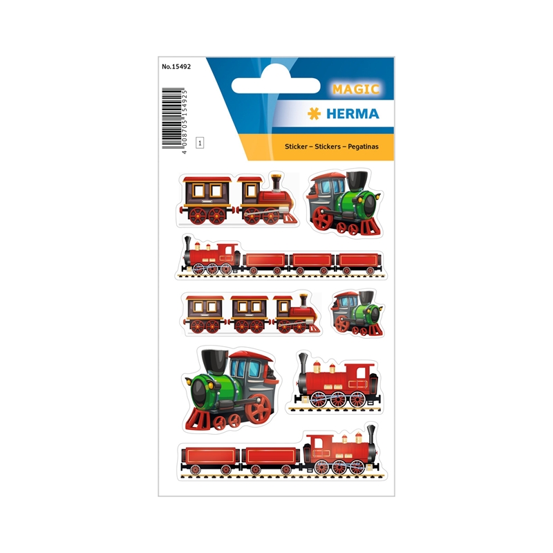 Herma Самозалепващи се етикети Локомотиви и композиции, 1 листна ниска цена с бърза доставка - BestPC.BG