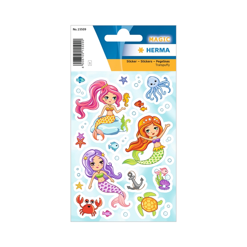 Herma Самозалепващи се етикети Русалки, 1 листна ниска цена с бърза доставка - BestPC.BG
