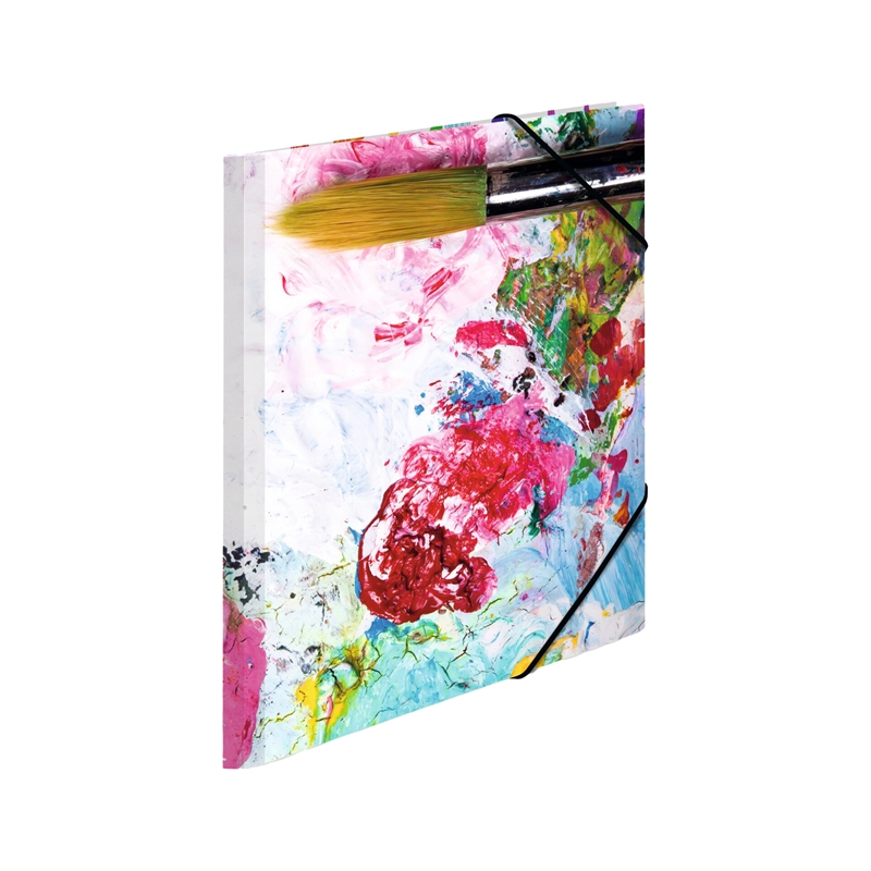 Herma Папка Impressions, картонена, с ластик, A3, на цветовена ниска цена с бърза доставка - BestPC.BG