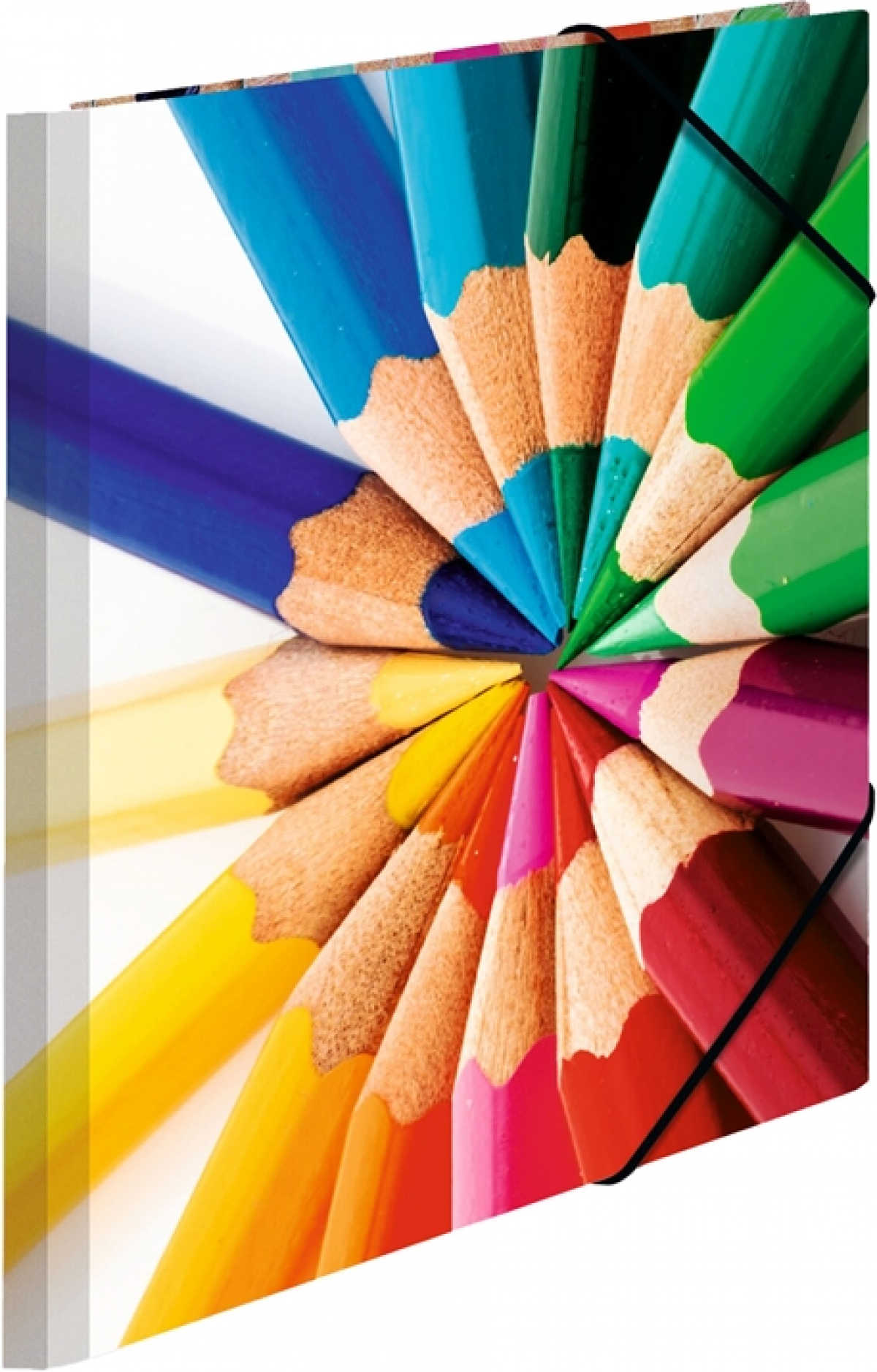 Herma Папка Impressions, картонена, с ластик, A4, на моливина ниска цена с бърза доставка - BestPC.BG