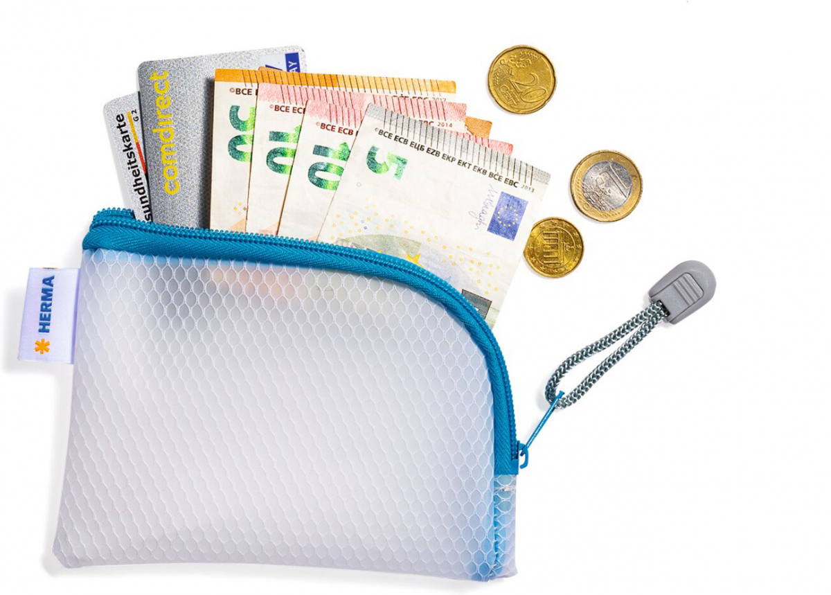 Herma Папка Universal, A7, с цип, синяна ниска цена с бърза доставка - BestPC.BG