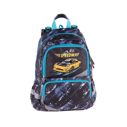 Pulse Раница Anatomic Speedway, сиво-синяна ниска цена с бърза доставка - BestPC.BG