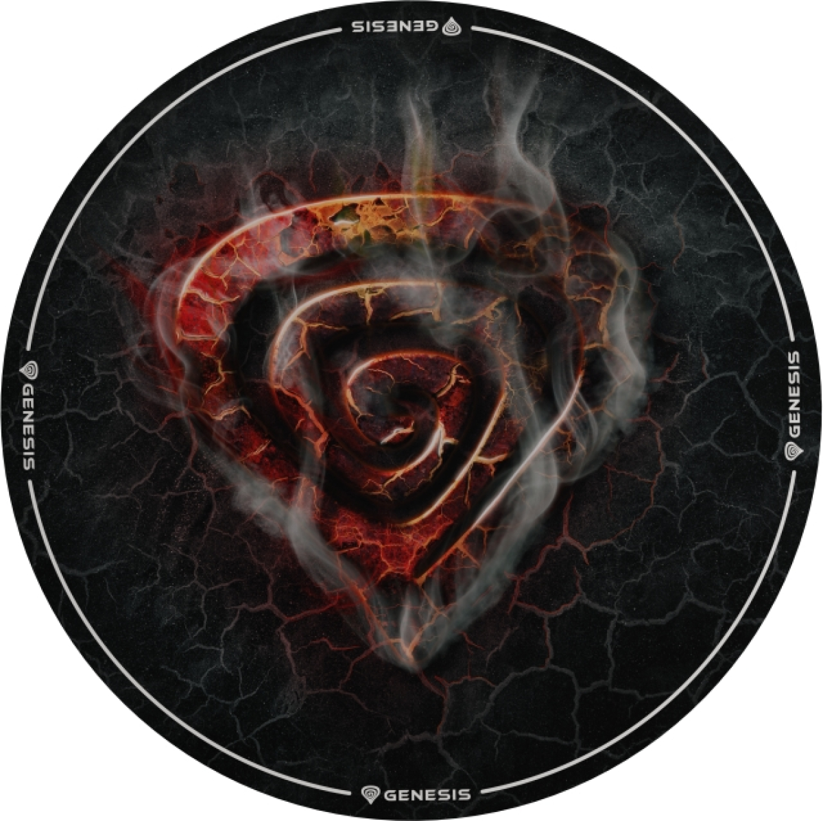 Genesis Protective Floor Mat Tellur 400 Round Lava 100cmна ниска цена с бърза доставка - BestPC.BG