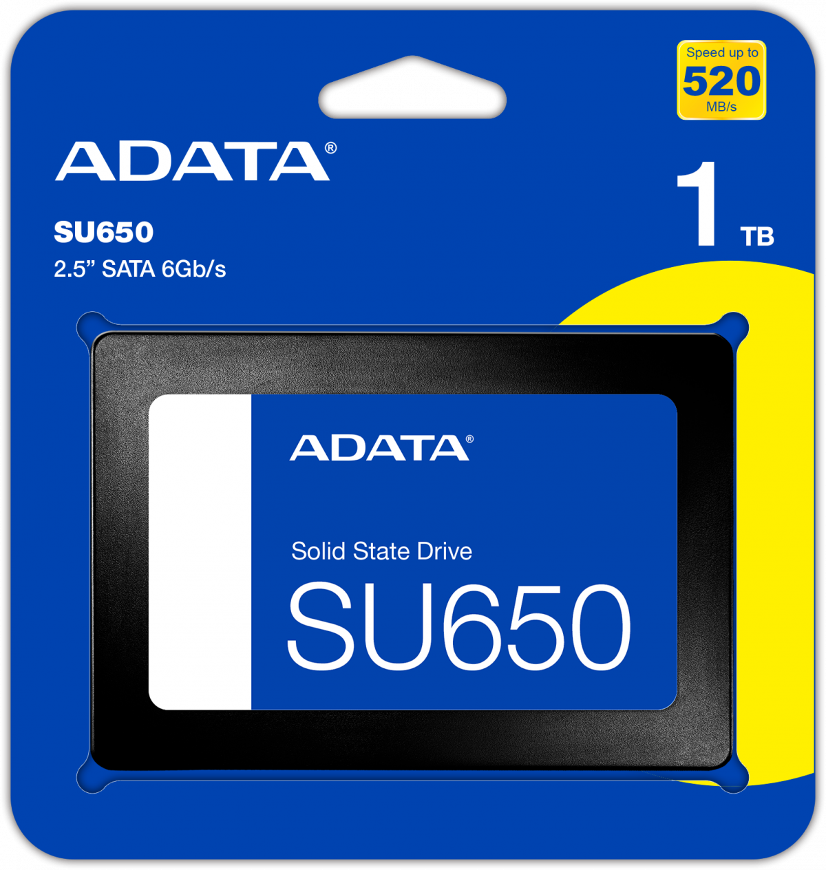 SSD ADATA SSD SU650 1TB, 3D NAND, SATA, 2.5"на ниска цена с бърза доставка - BestPC.BG