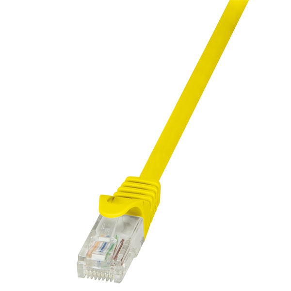 Медна пач корда Patch cable UTP Cat. 6 0.5m, Yellow, CP2027Uна ниска цена с бърза доставка - BestPC.BG
