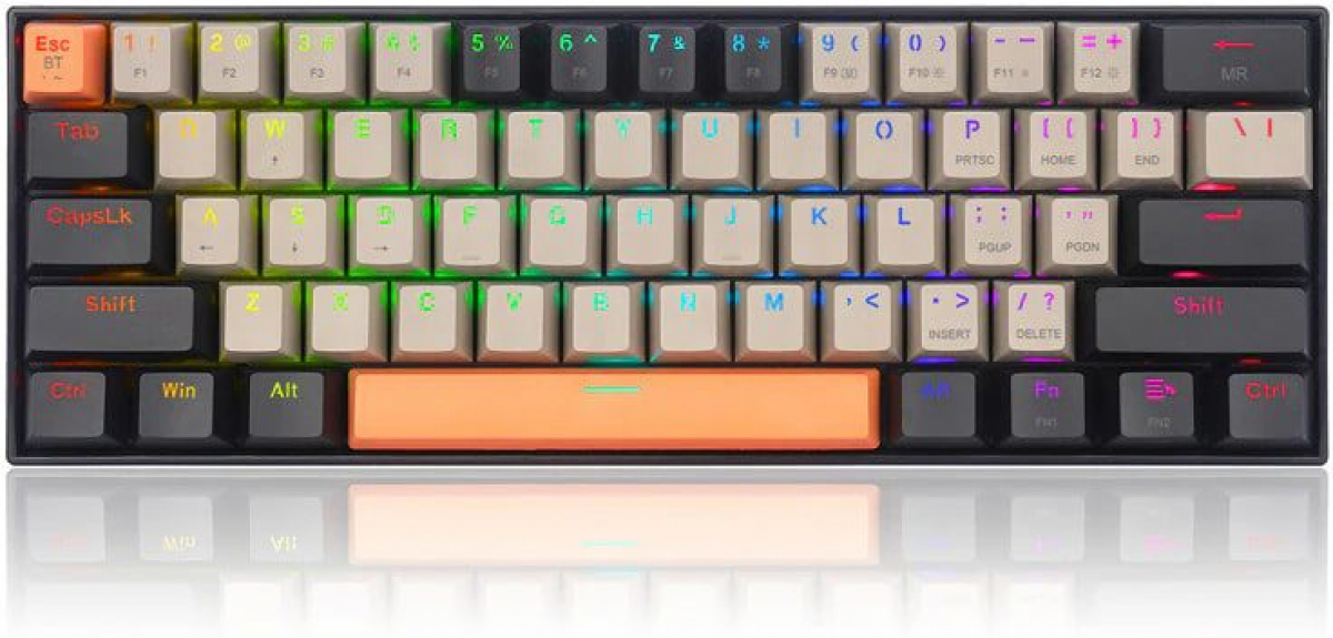 Клавиатура Bluetooth-USB Type-C, RGB,Redragon K530-OG-GY-BK-RGB-PRO_BRна ниска цена с бърза доставка - BestPC.BG