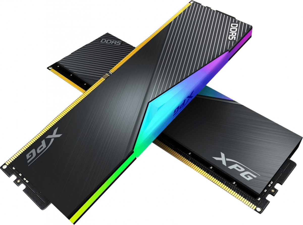 Памет Adata XPG Lancer RGB 32GB (2x16GB,) DDR5, 6000MHz, 1.35V, черен цвятна ниска цена с бърза доставка - BestPC.BG