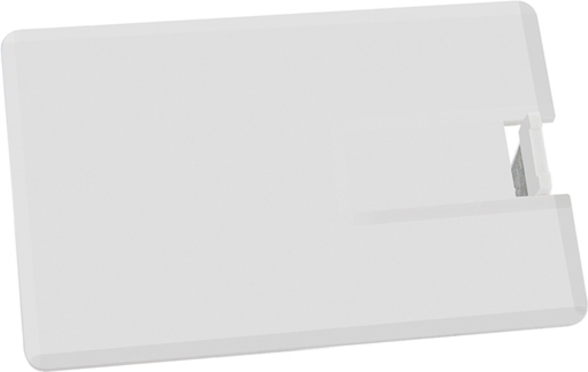 USB флаш памет Credit Card, USB 2.0, 8 GB, без лого, бялана ниска цена с бърза доставка - BestPC.BG