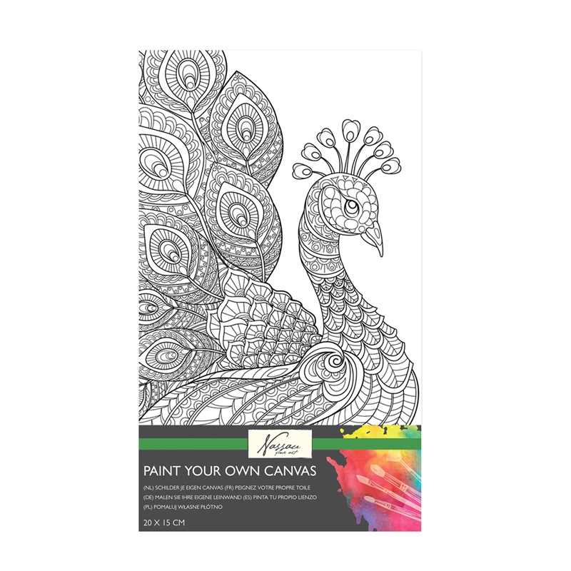 Nassau Платно за оцветяване Паун, 20 х 15 cmна ниска цена с бърза доставка - BestPC.BG