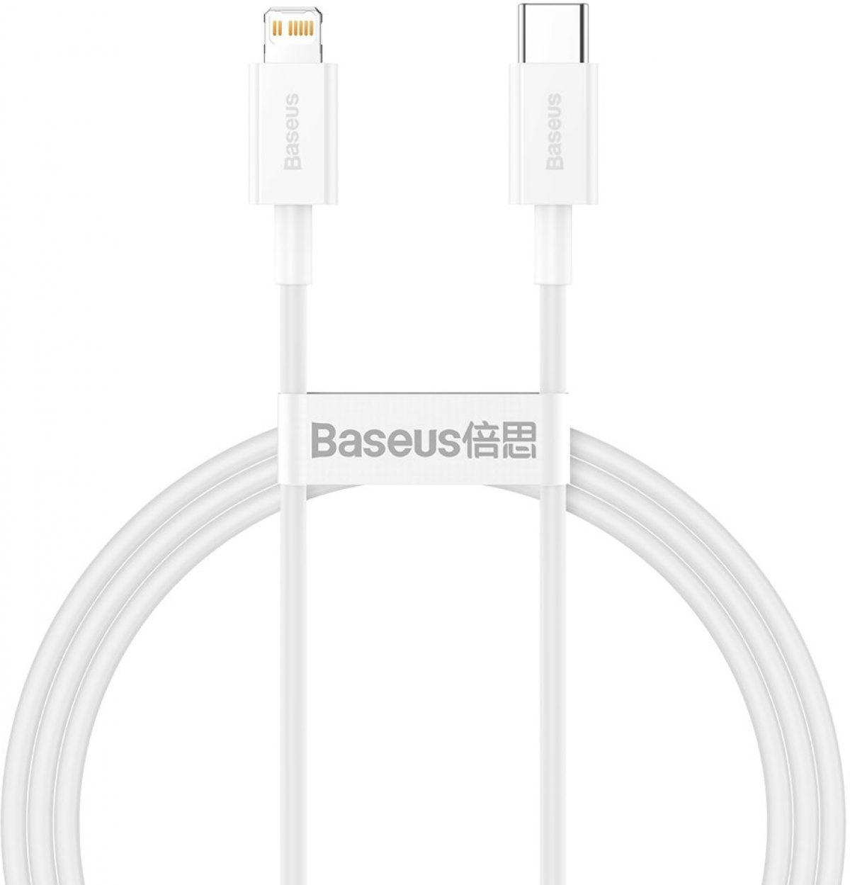 Кабел Baseus Superior USB Type C към Lightning 20W 2м CATLYS-C02 - бялна ниска цена с бърза доставка - BestPC.BG