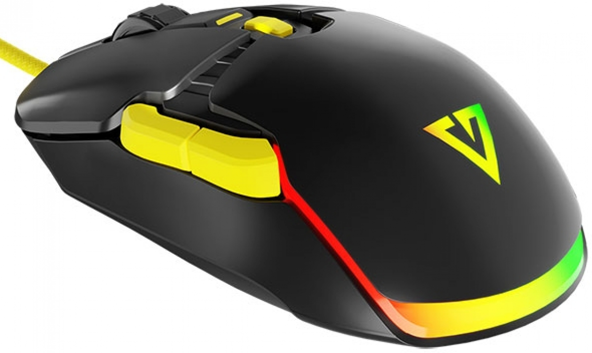 Мишка Геймърска Mouse Modecom Volcano Jager RGB Gaming, Чернана ниска цена с бърза доставка - BestPC.BG