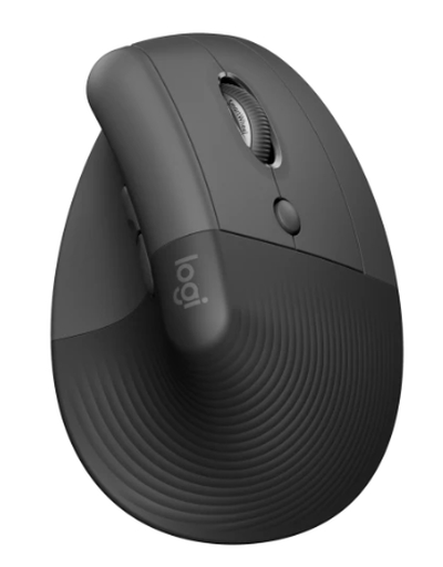 Мишка Logitech Lift Vertical, Bluetooth, 4000 dpi, Верикална, Чернана ниска цена с бърза доставка - BestPC.BG