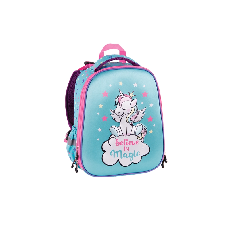 Pulse Раница Anatomic Cube - Believe in magic, синьо-розована ниска цена с бърза доставка - BestPC.BG