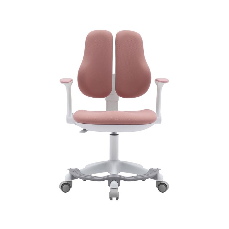 Детски стол RFG Ergo Cute White, текстил, до 100 kg, розовна ниска цена с бърза доставка - BestPC.BG