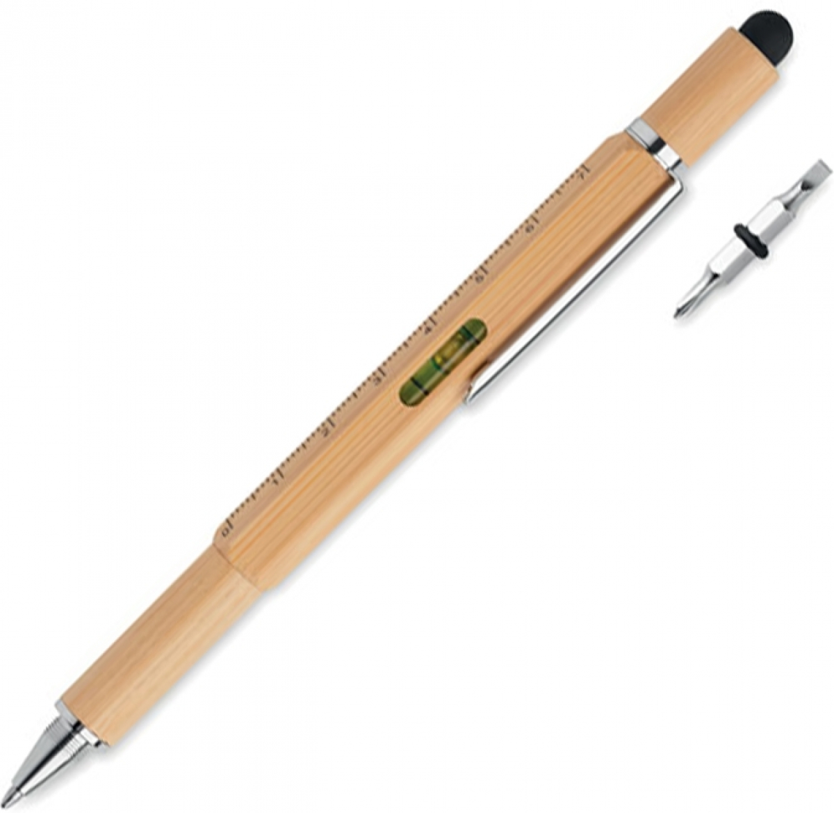 More Than Gifts Химикалка Toolbam, мултифункционална, бамбукована ниска цена с бърза доставка - BestPC.BG