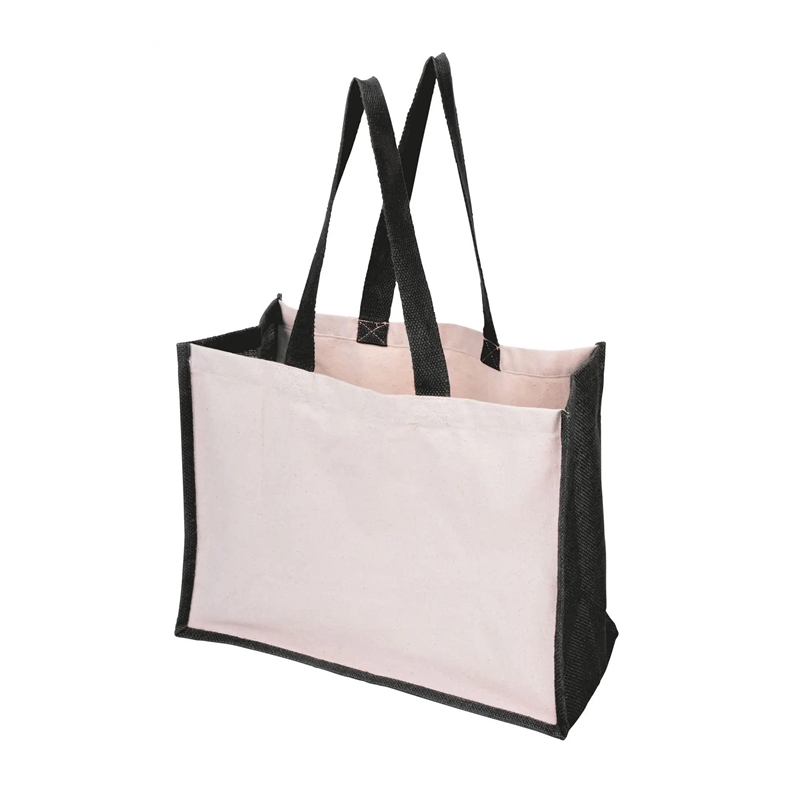 Продукт TOPS Торба Future, памук и юта, 42 х 19 х 33 cm, чернана ниска цена с бърза доставка - BestPC.BG