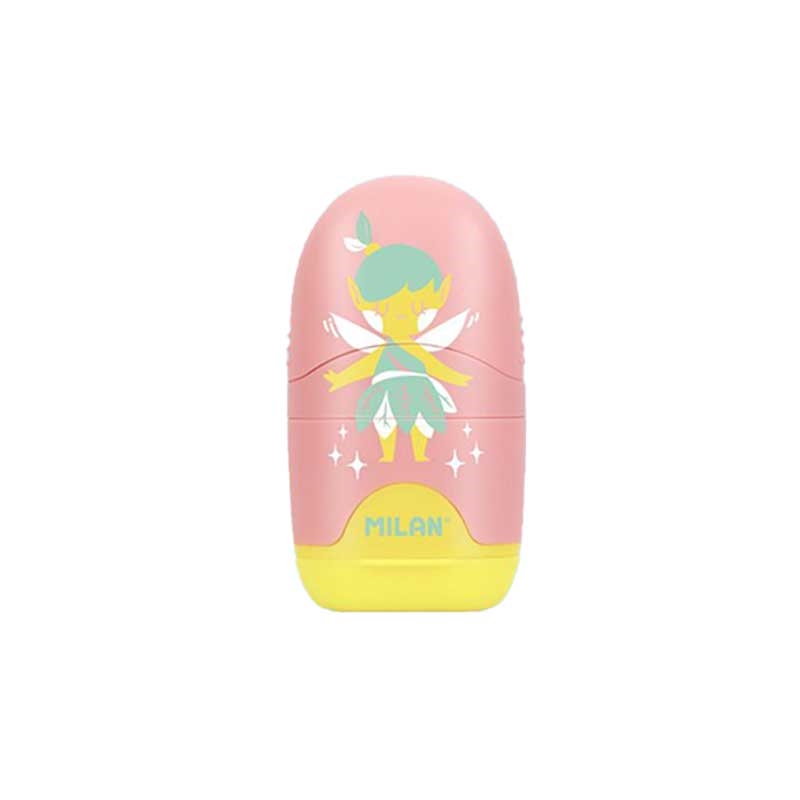 Milan Острилка Fairy Tale, единична, с гума, асортина ниска цена с бърза доставка - BestPC.BG