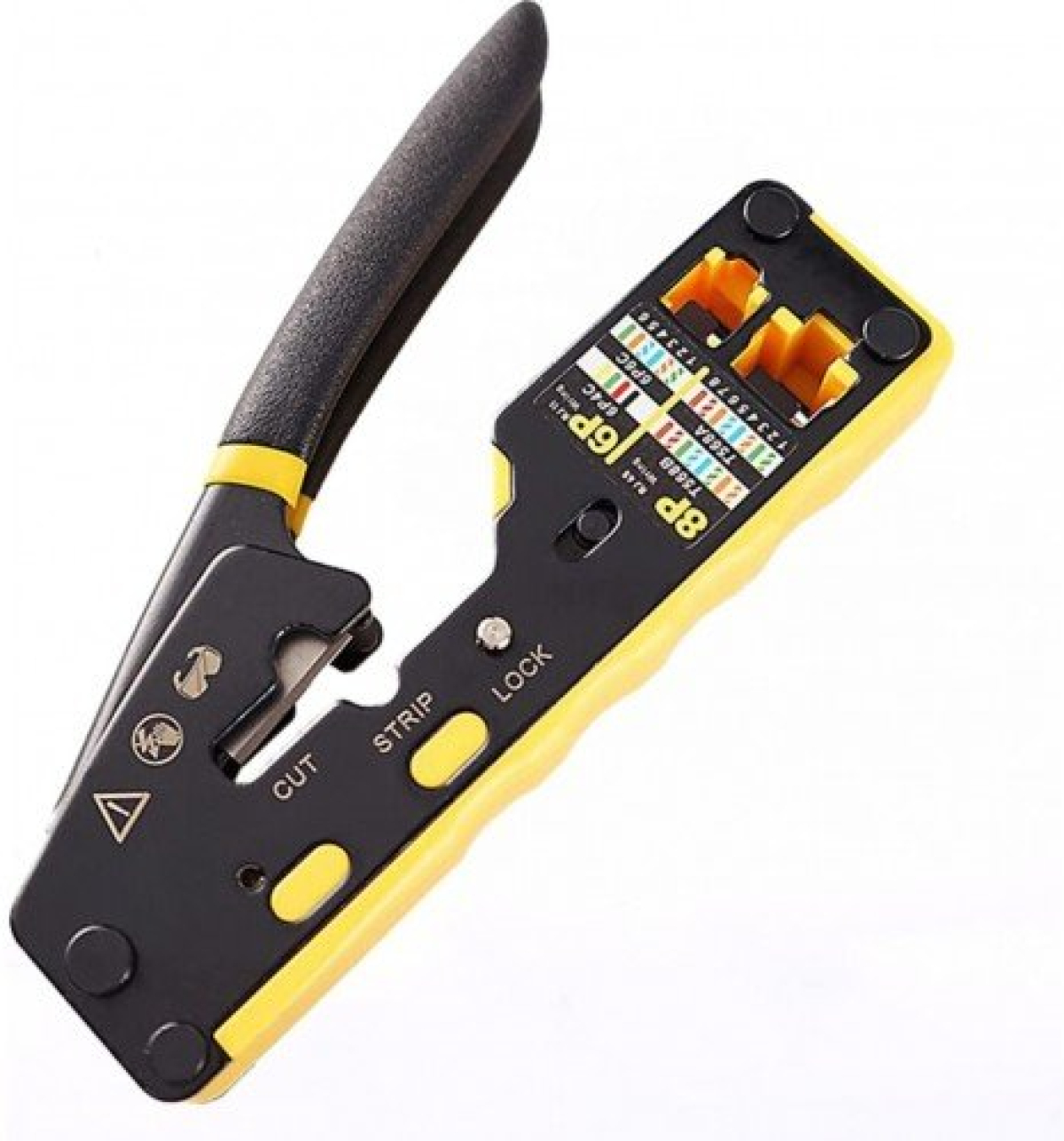 Инструмент/Тестер Клещи кримпващи Pass-Through RJ45, RJ12 6088на ниска цена с бърза доставка - BestPC.BG