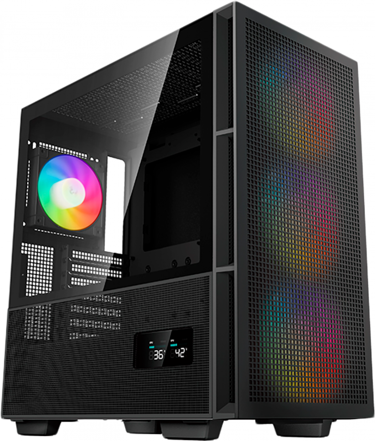 Кутия DeepCool CH560 Digital, Mid Tower, Mini-ITX-Micro-ATX-ATX-E-ATX,на ниска цена с бърза доставка - BestPC.BG