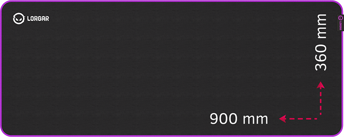 Подложка за мишка Lorgar Main 319, 900mm x 360mm x 3mmна ниска цена с бърза доставка - BestPC.BG