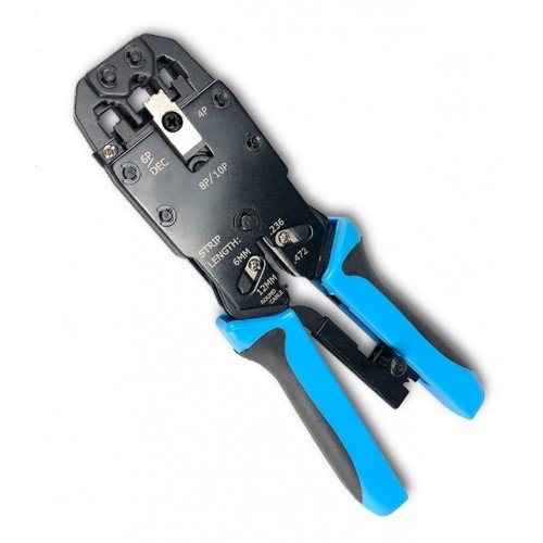 Инструмент/Тестер Клещи кримпващи RJ45, RJ12, RJ11, 10P10C, 200АRна ниска цена с бърза доставка - BestPC.BG